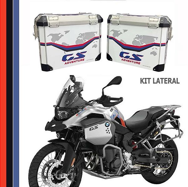 BAU ALUMINIO LATERAIS 38/35 ou 48/45 litros Adventure