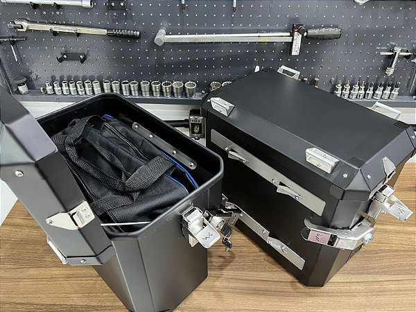 BAUS LATERAIS EM ALUMINIO 35/35LITROS TIGER 1200