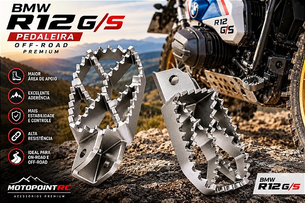 PEDALEIRA OFF ROAD CONFORT BMW R12 GS