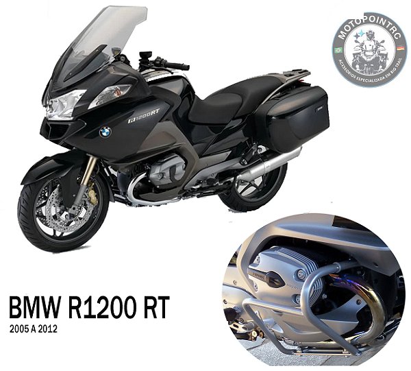 PROTETOR MOTOR AÇO INOXIDAVEL BMW R 1200 RT 2005 a 2012