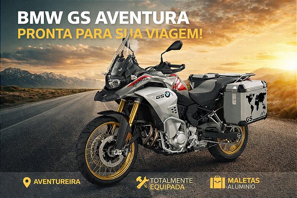BAUS LATERAIS EM ALUMINIO BMW F850 ADVENTURE 38/35lts ou 48/45lts