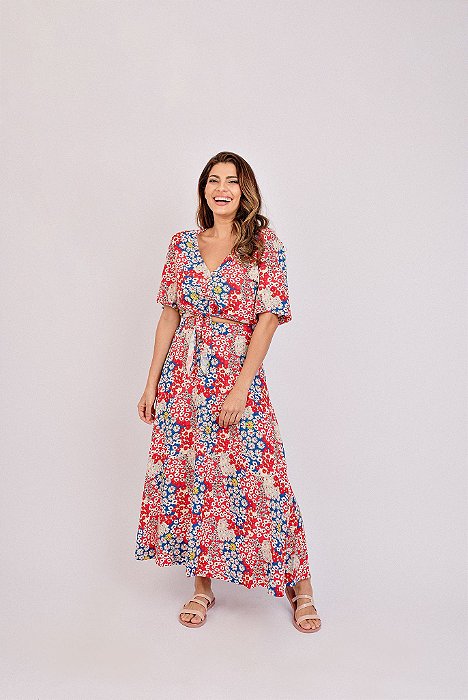 Saia Midi Floral