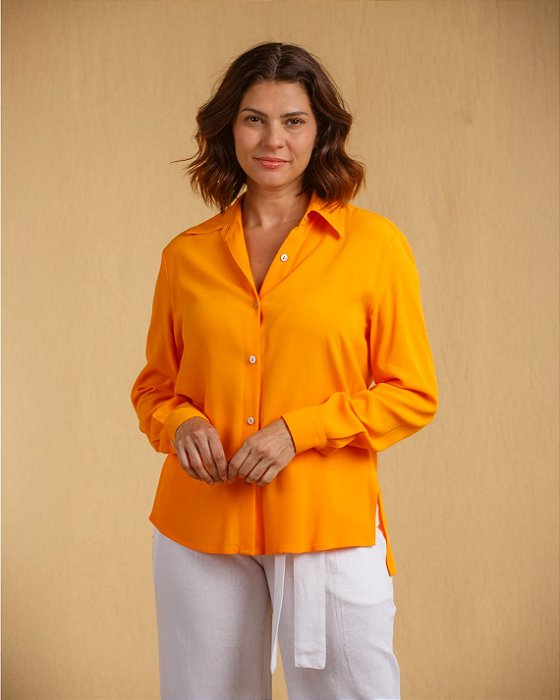 CAMISA DANDARA AMARELO CITRICO