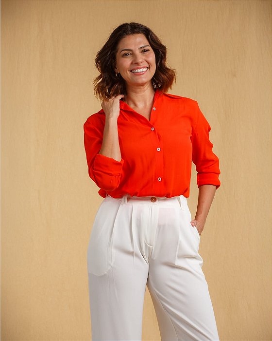 CAMISA DANDARA CORAL