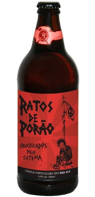 Cerveja Ratos De Porão Crucificados Red Ale 600 ml