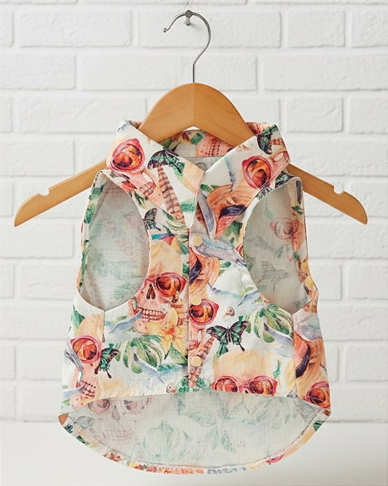 CAVEIRA TROPICAL - Camisa de Cachorro Regata