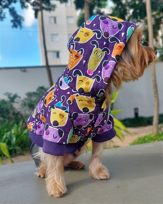 DOGS ROXO - Roupa de Frio Pet