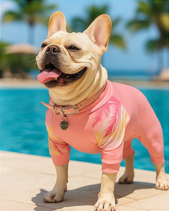 Roupa UV50+ para Cachorro – Proteção Solar | COLEÇÃO TIE DYE