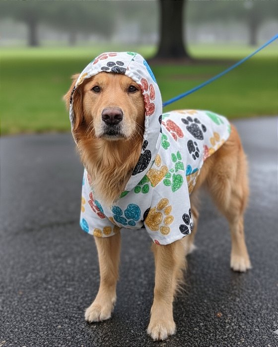 PATINHAS - Capa de Chuva para Cachorro