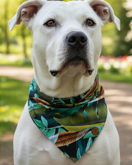 Bandana para Cachorro 100% algodão - COLEÇÃO PARADISE
