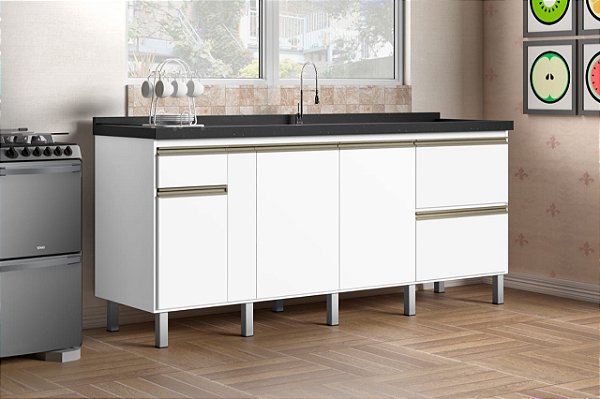 Gabinete Madeira Branco 310411 1.74MT