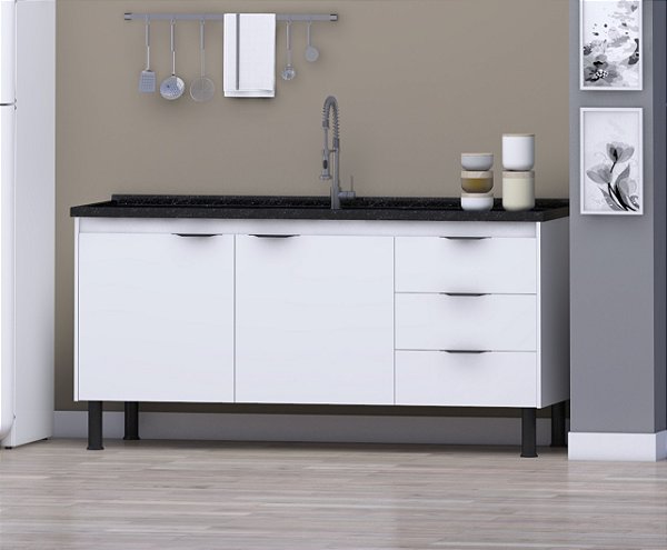 Gabinete Madeira Branco 01121 1.14MT