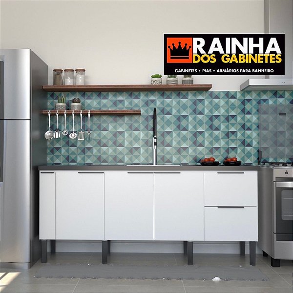 Gabinete Madeira Branco 34041 1.74MT