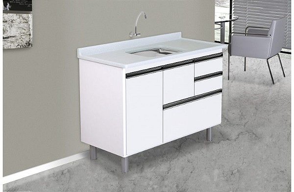 Gabinete Madeira Branco 01021 1.14MT