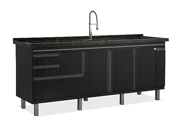 Gabinete Madeira Nero 35552 1.94MT
