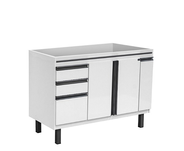 Gabinete Madeira Branco 35521 1.14MT