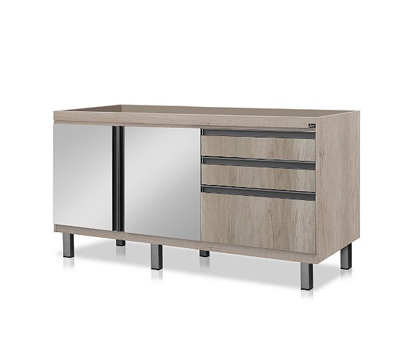 Gabinete Madeira Barrique/Espelhado 35634 1.44MT