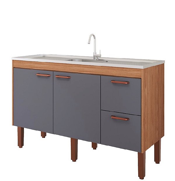 Gabinete Madeira Freijo/Titanium  410342 1.44MT