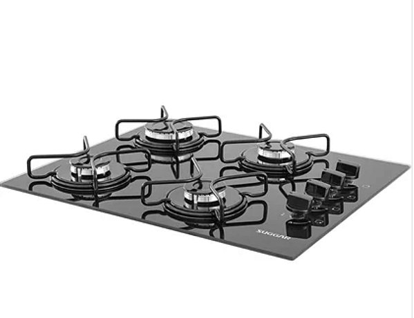 Fogao Cooktop 4 Bocas Suggar