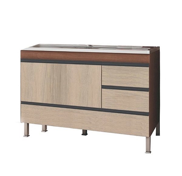 Gabinete Madeira  Castanho/Carvalho 001114 0.94MT