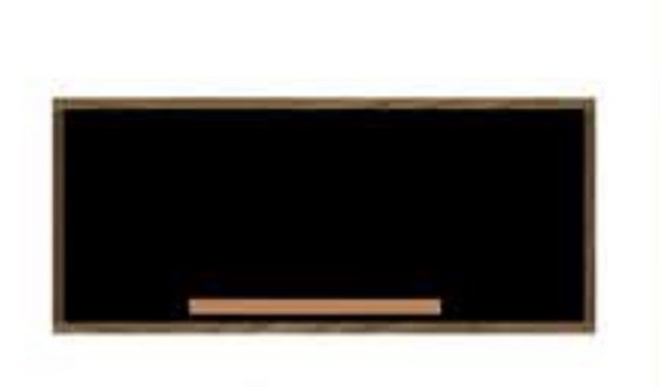 Modulo Basculante Madeira Saneta Avelato/Preto 0.77MT