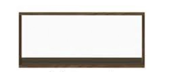 Modulo basculante madeira Ativon Avelato/Branco 0.77MT