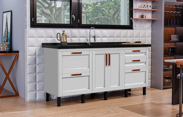 Gabinete Madeira Branco 43651 1.94MT