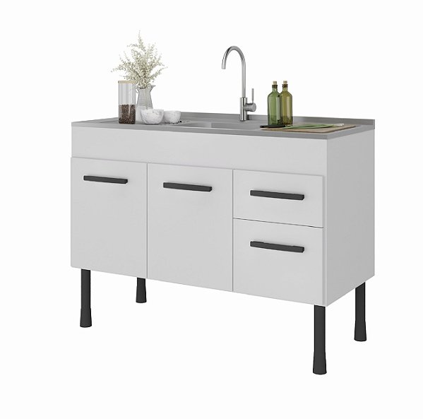 Gabinete Madeira Branco 00721 1.14MT