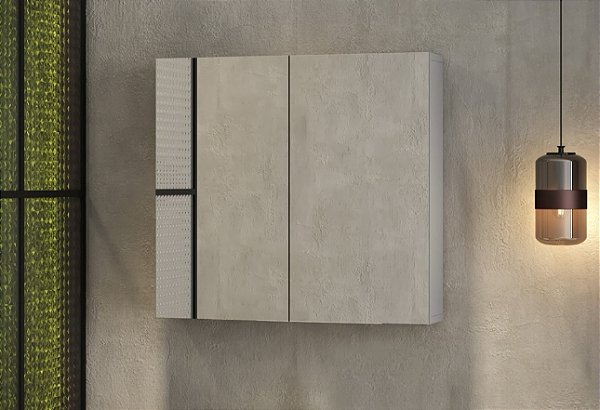 Espelho Astral Design 0.60MT Cinza