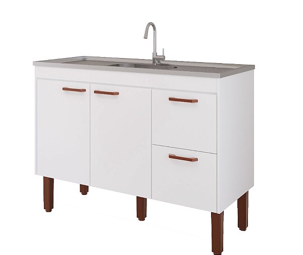 Gabinete Madeira Branco 41021 1.14MT