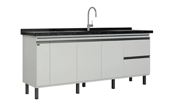 Gabinete Madeira Branco 43051 1.94MT