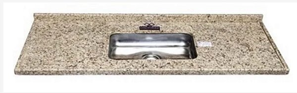 Pia granito Ornamental Cuba rasa/Acabamento simples 1.00MT 0901