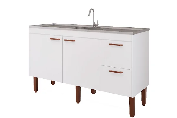 Gabinete Madeira Branco  4104121 1.54MT