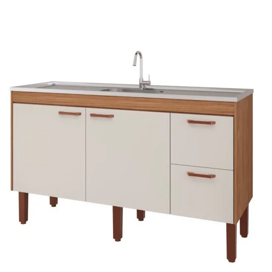 Gabinete Madeira Freijo/Off white 41041241 1.54MT