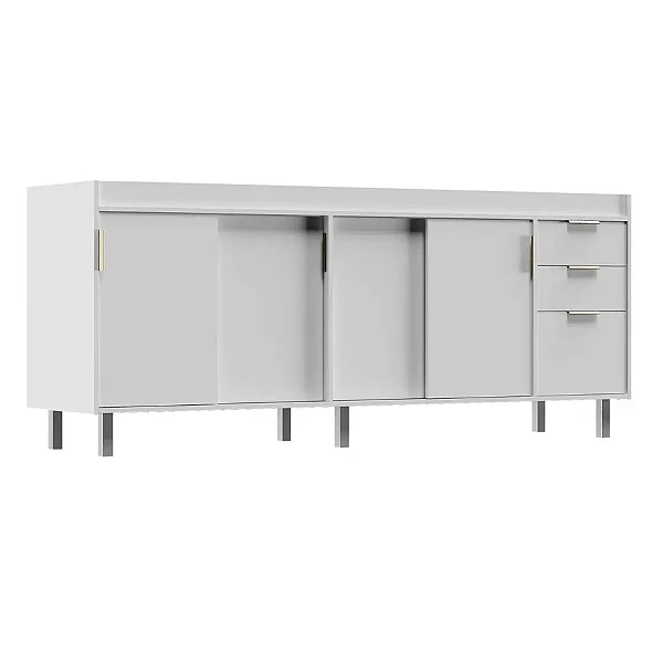 Gabinete Madeira Porta de correr Branco 47051 1.94MT