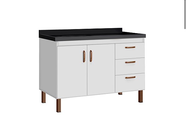 Gabinete Madeira Branco 472211 1.14MT