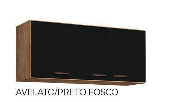 Aéreo Madeira Copacabana Avelato/Preto 1.44MT