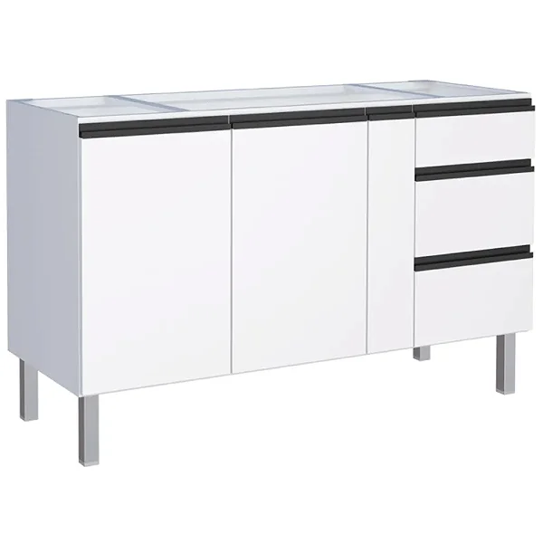 Gabinete aço Branco 0253121 1.58MT