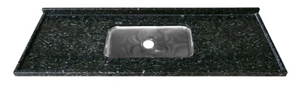 Pia granito Verde Ubatuba Cuba rasa/Acabamento simples 1.60MT