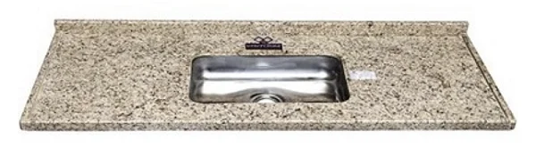 Pia granito Ornamental Cuba rasa/Acabamento simples 1.40MT