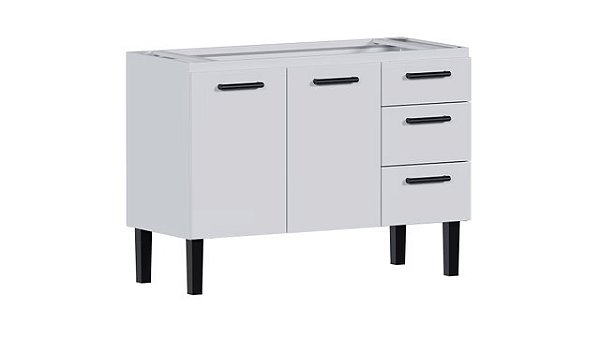 Gabinete aço Branco 48821 1.17MT