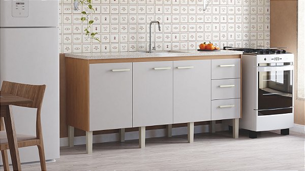 Gabinete Madeira Jequitiba/Nude 489441 1.74MT