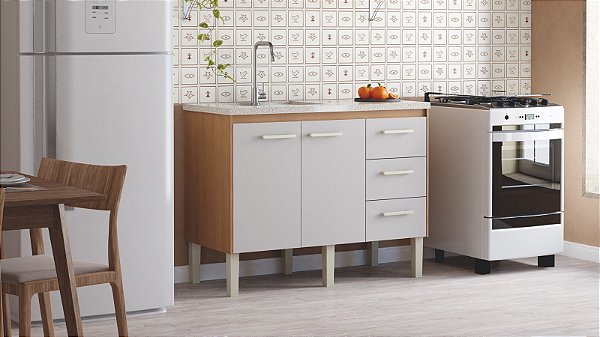 Gabinete Madeira Jequitiba/Nude 489241 1.14MT