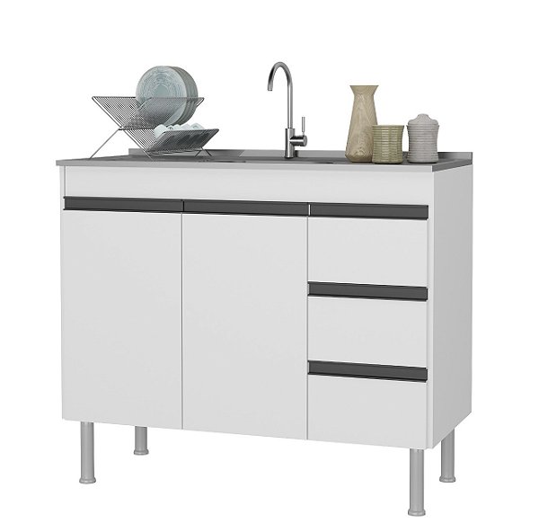 Gabinete Madeira Branco 0031 0.94MT