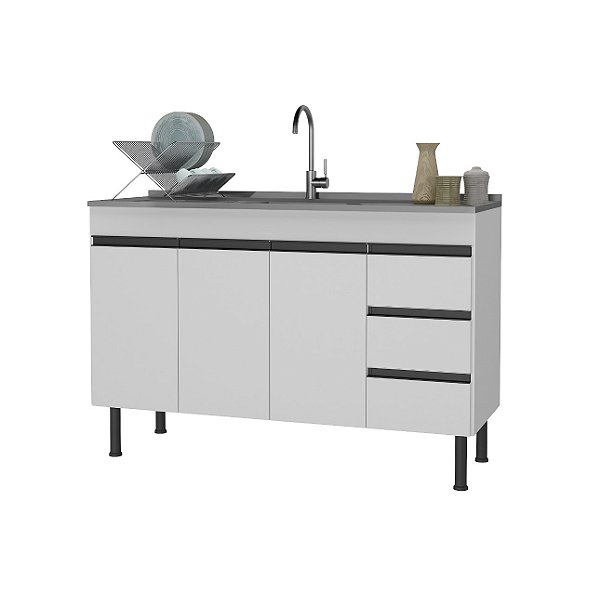 Gabinete Madeira Branco 00331 1.44MT