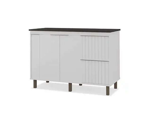 Gabinete Madeira Ripado Branco 49331 1.44MT