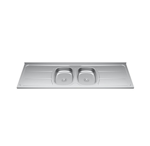 Pia Inox Cuba Dupla 1.80MT Ghelplus