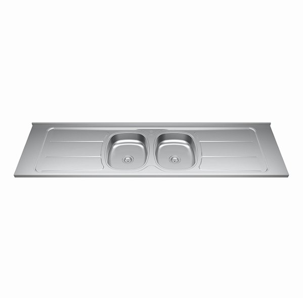Pia Inox Cuba Dupla 2.00MT Ghelplus