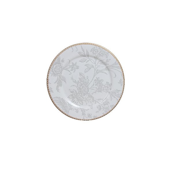 Prato De Sobremesa 20cm Caroline - Cerâmica Scalla