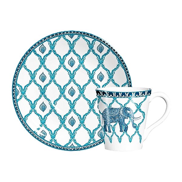 Xícara De Chá Bangalore - Cerâmica Scalla